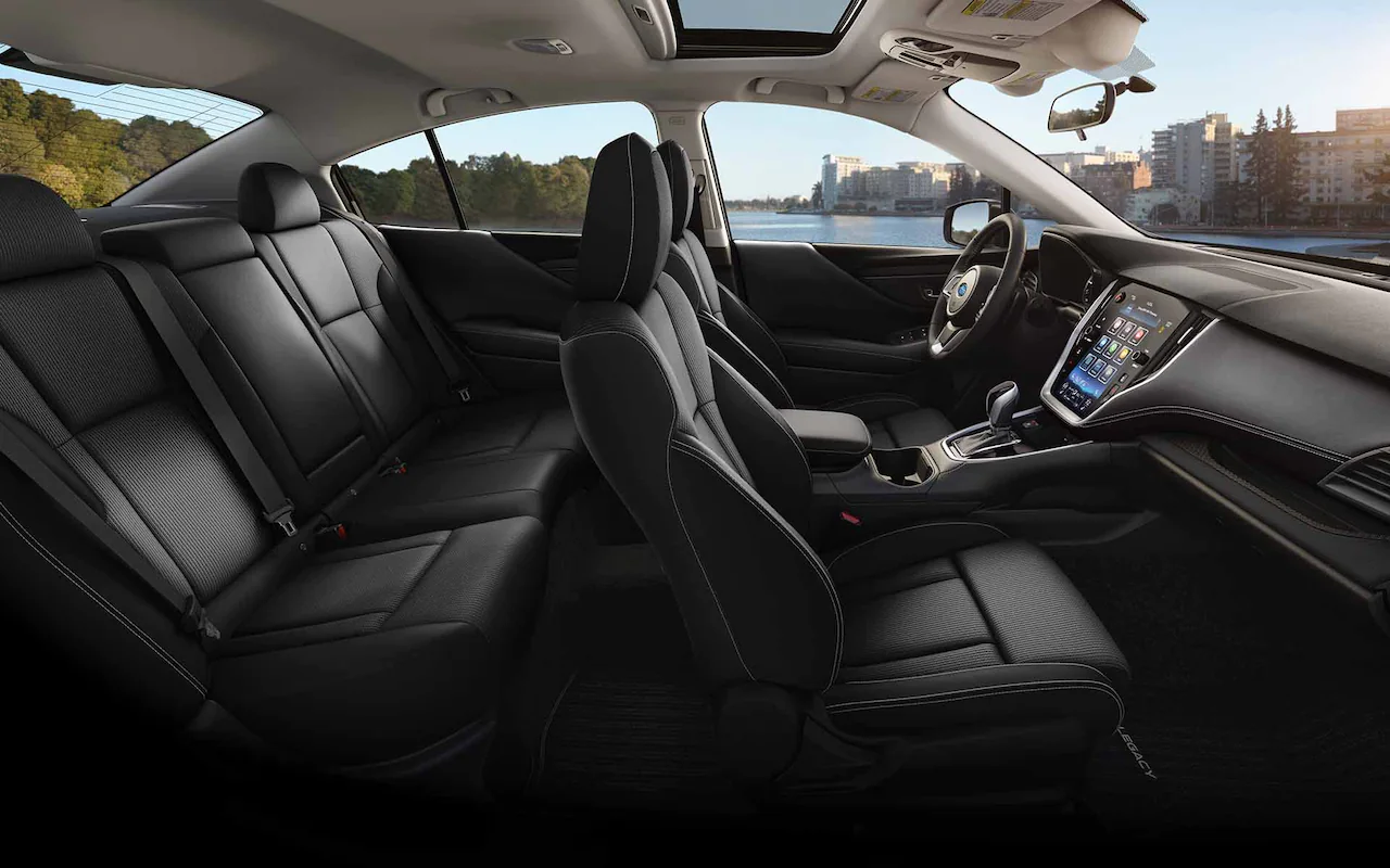 2022 Subaru Legacy Premium with Slate Black Cloth interior.