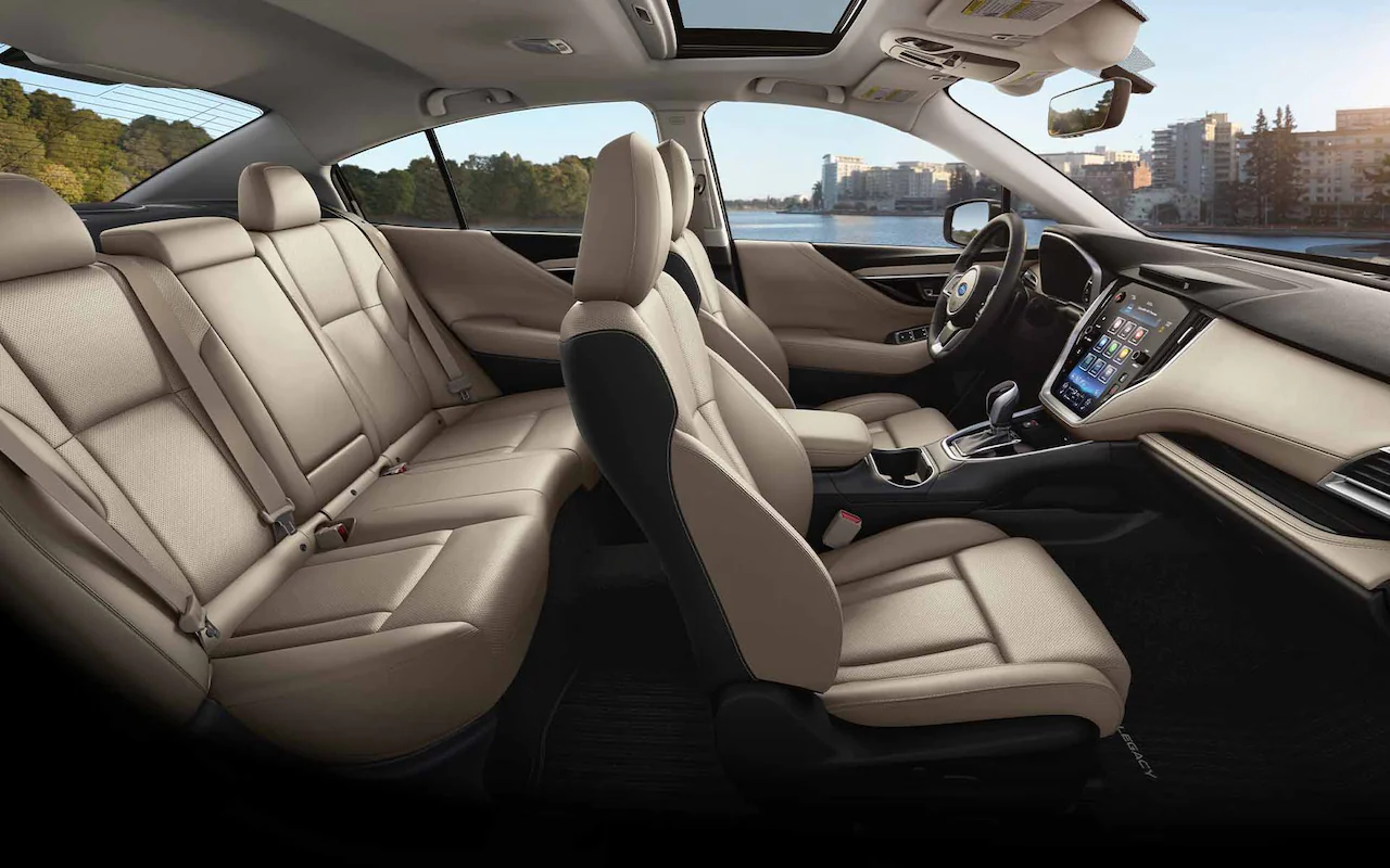 2022 Subaru Legacy Limited Warm Ivory Leather interior.